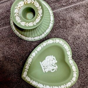 Wedgewood vintage candle holder and trinket dish!